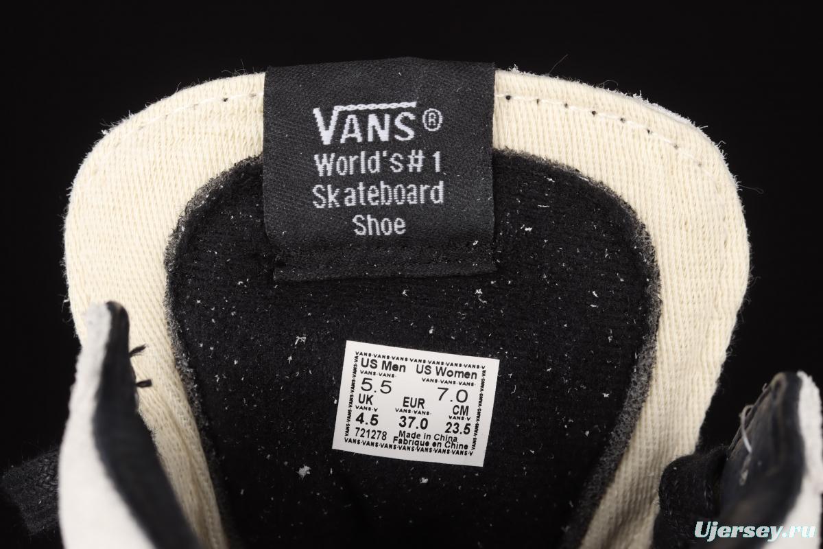 Vans Sk8-Hi Vansananheim's new Oreo vintage vulcanized high-top shoes VN0A38GF9XO