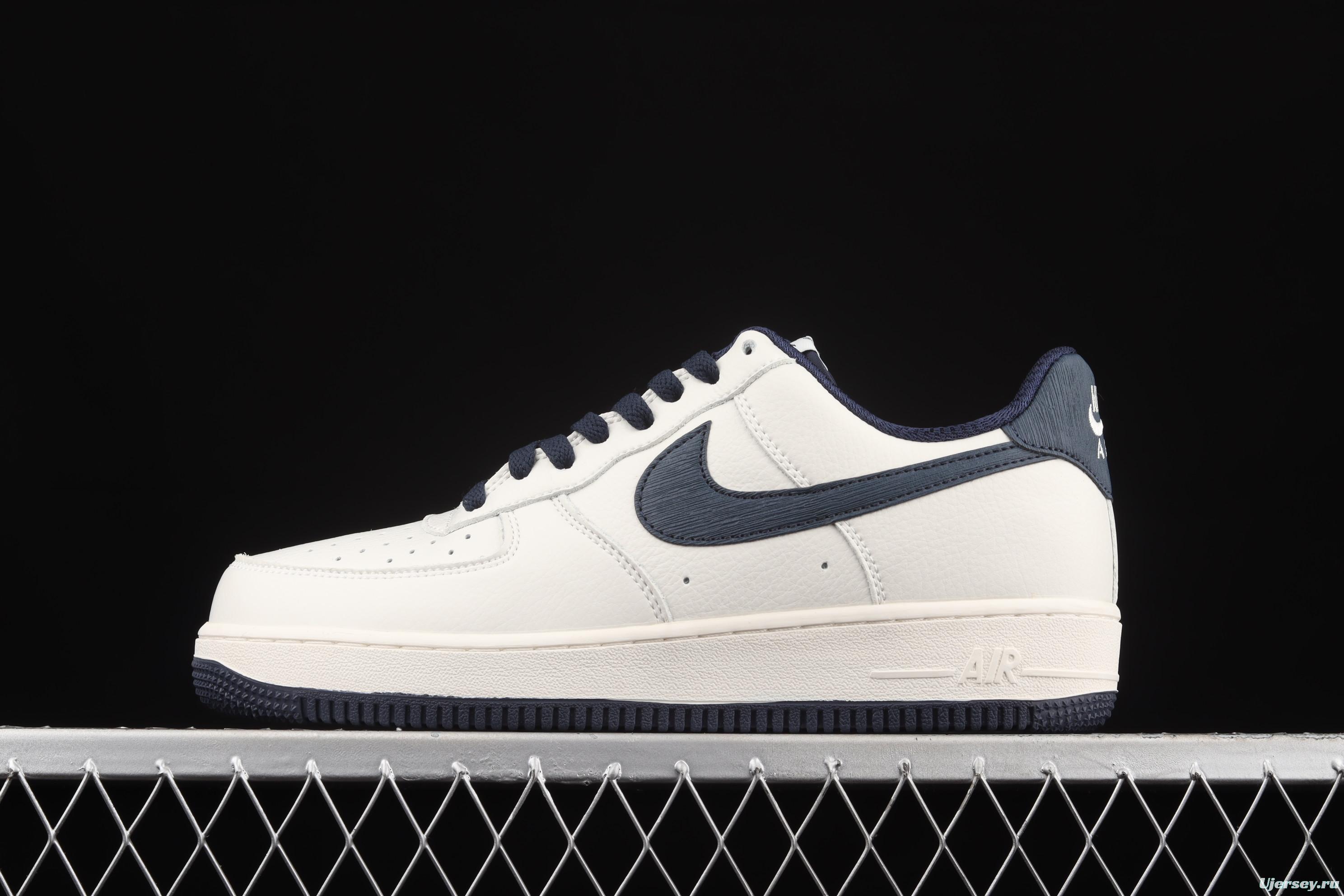 NIKE Air Force 1x 07 Low meter dark blue color matching low top casual board shoes PA3035-068