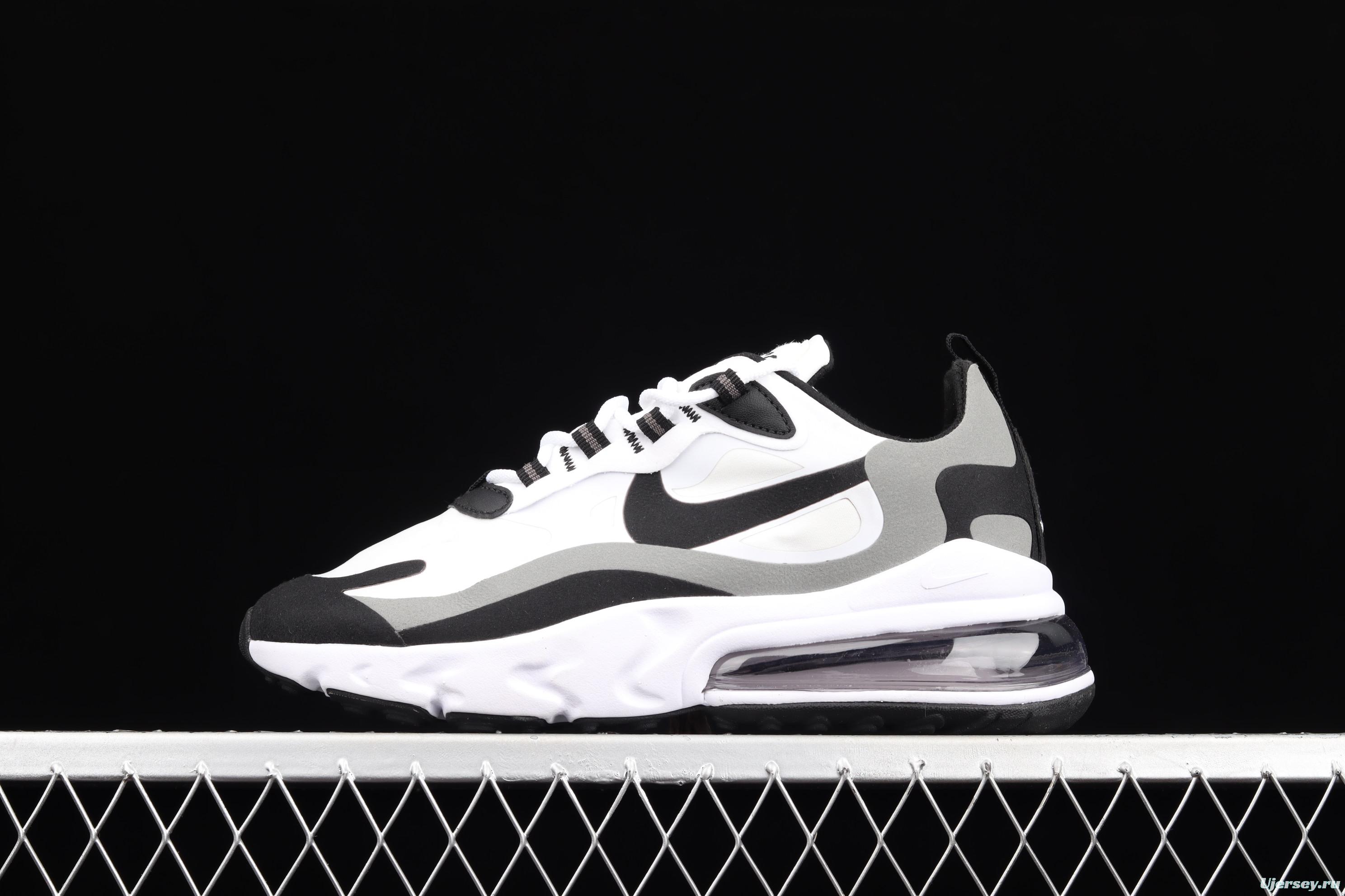 NIKE Air Max 270React new high-frequency mesh function half-palm air cushion cushioning running cloth shoes CT1264-101