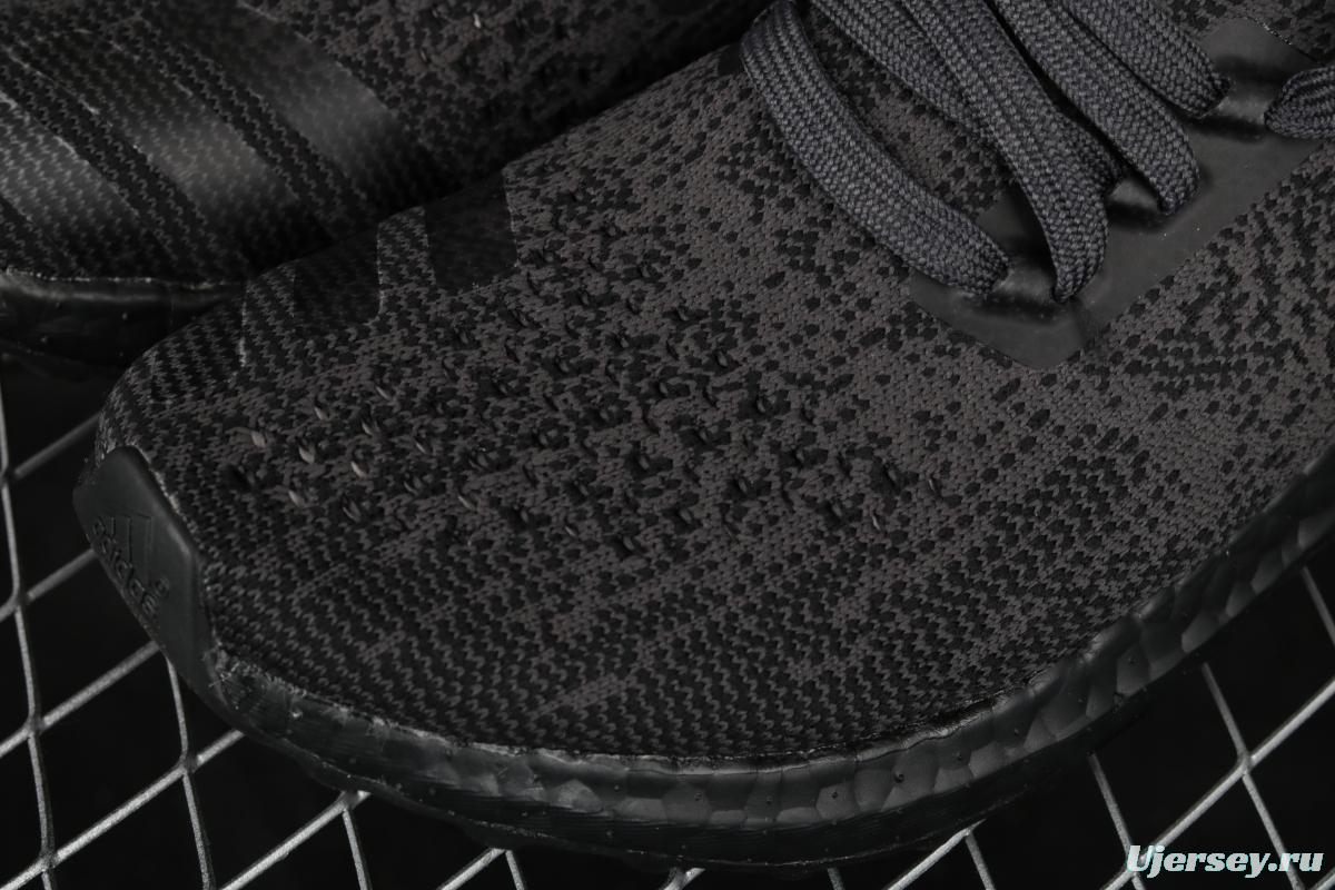 Adidas Ultra Boost Uncaged LTD Triple Black BA7996 socks and shoes