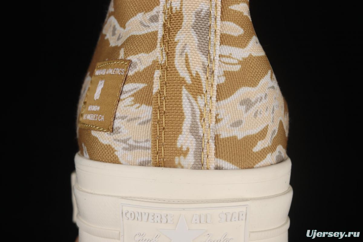 UNDEFEATED x Converse Half Chuck 70 Mid year of the Tiger pattern limited high-top casual board shoes 172396C