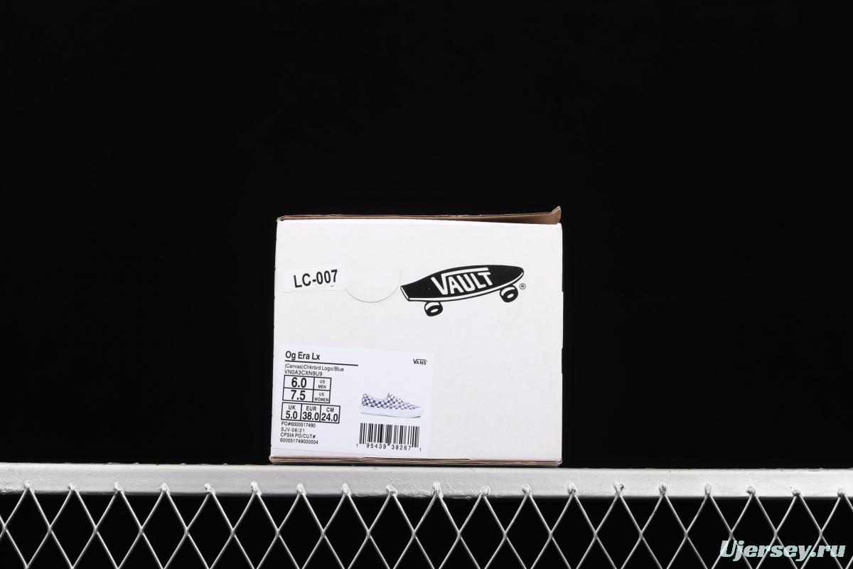 Vans Vaul OG Era LX high-end branch line series checkerboard element low upper board shoes VN0A3CXN9U9
