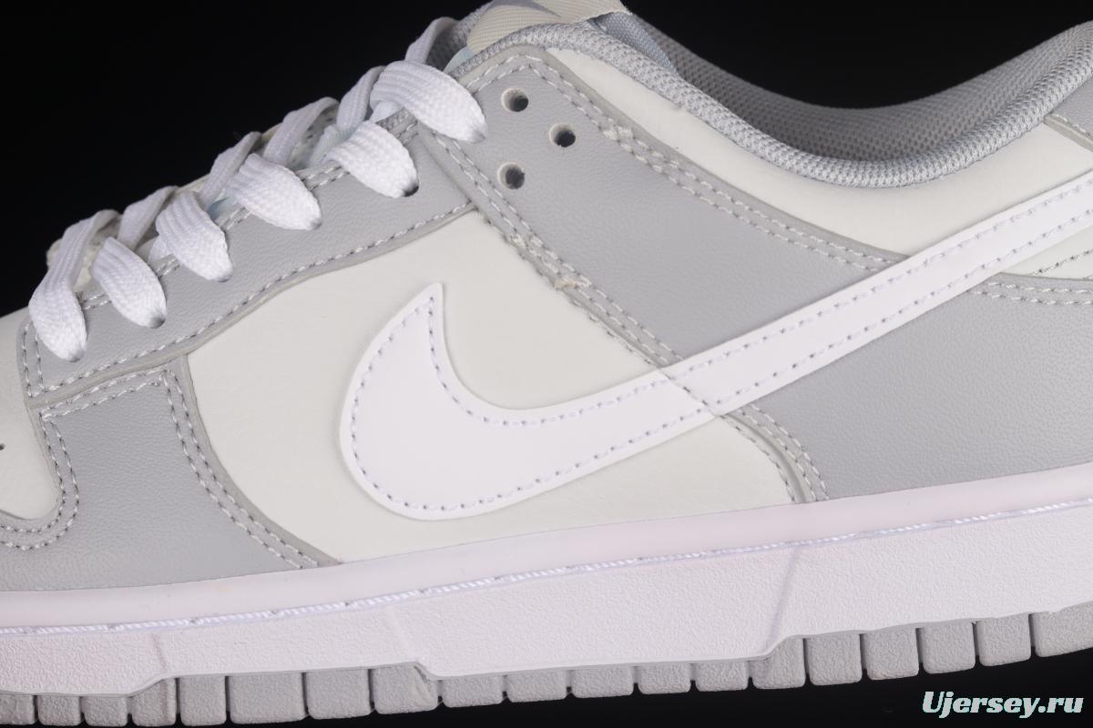 NIKE DUNK Low Retro Grey White Cool Grey Color Matching SB Buckle Rebounds Fashion Casual Sneakers DJ6188-001