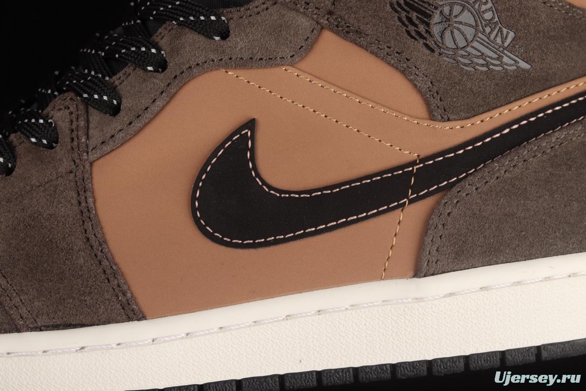 Air Jordan 1 Mid Earth Brown DC7294-200