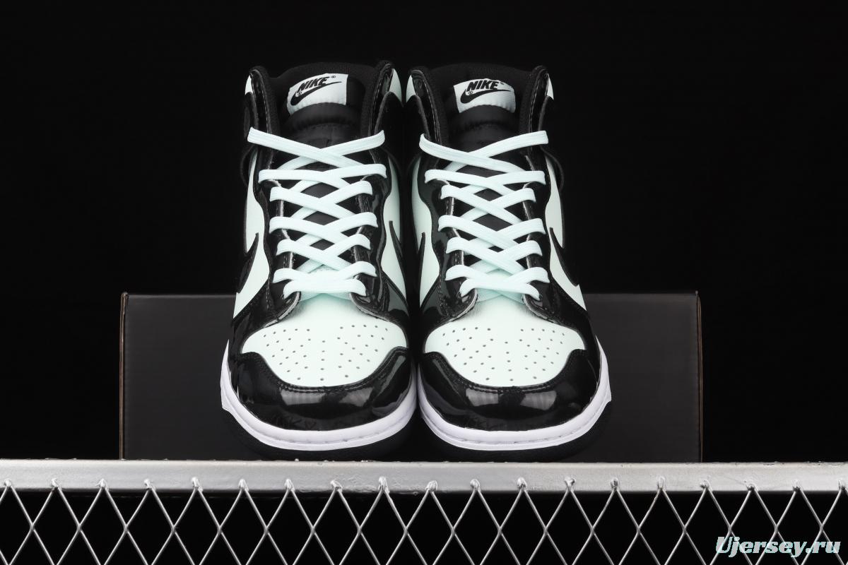 NIKE SB DUNK High Pro mint green all-star SB buckle rebound high-top casual skateboard shoes DD1398-300