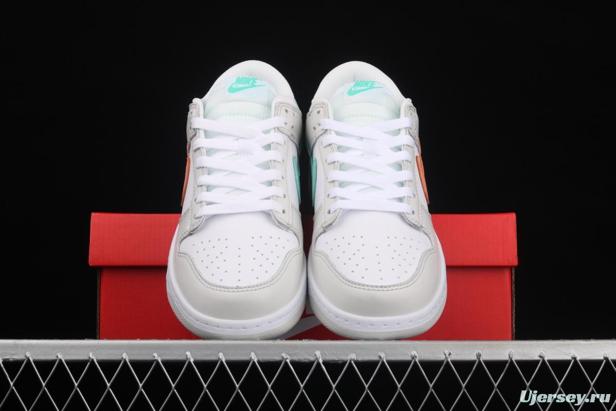 NIKE DUNK SB Low ivory splicing color matching sports skateboard shoes CW1590-101