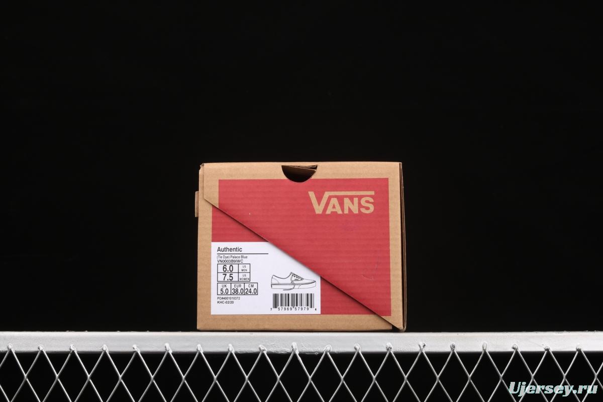 Vans Authentic Lx Vance Milk Blue White Blue low-top Vulcanized Board shoes VN0003B9IWC