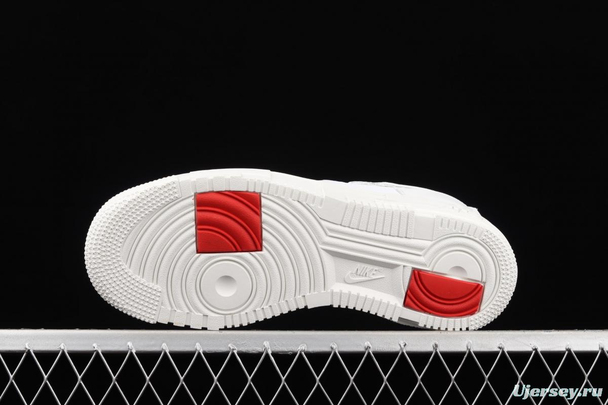 NIKE Air Force 1 Pixel deconstructs Leisure Board shoes with low Top layer DK6649-105