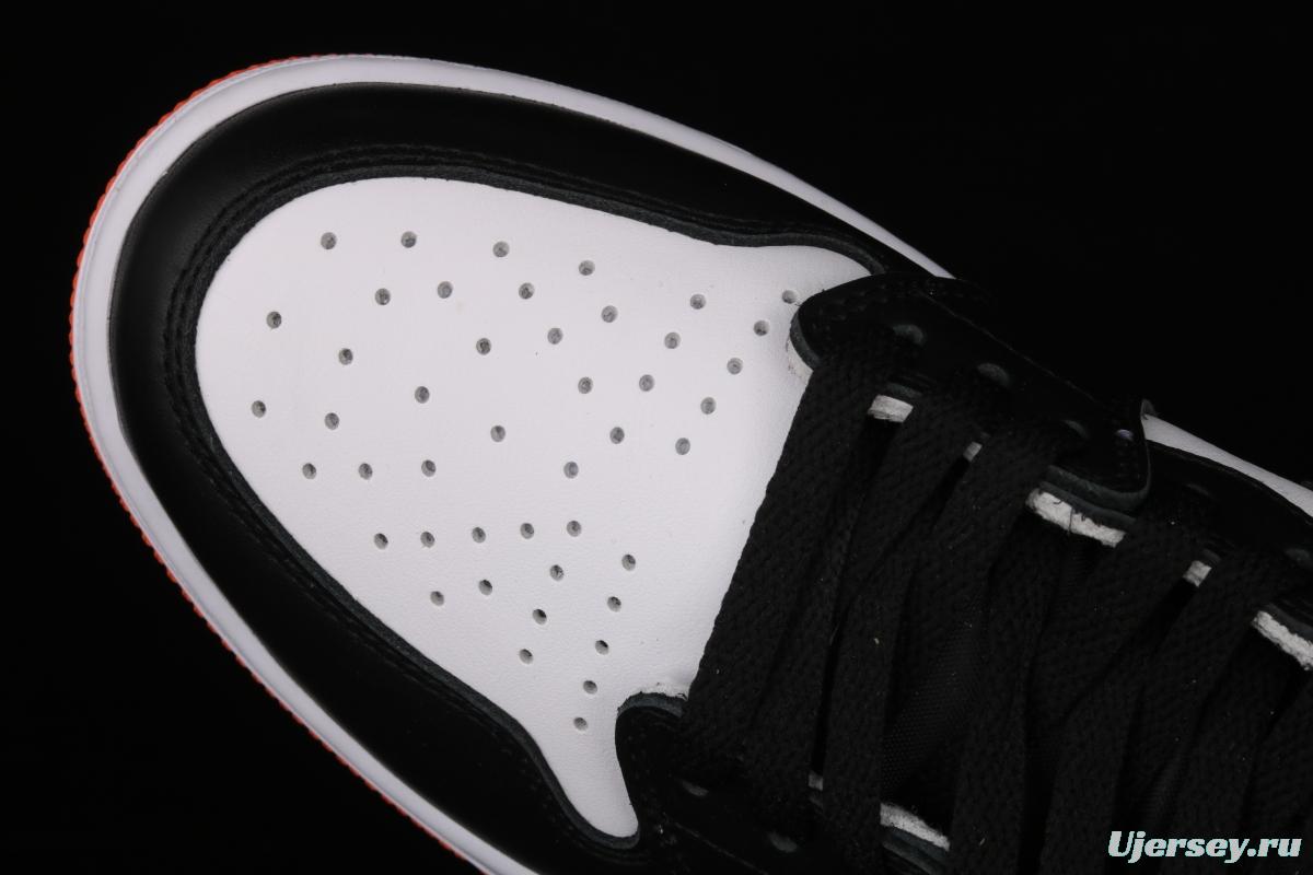 Air Jordan 1 High OG Black Toe Shattered Backboard rebound black toe high top basketball shoes 555088-180