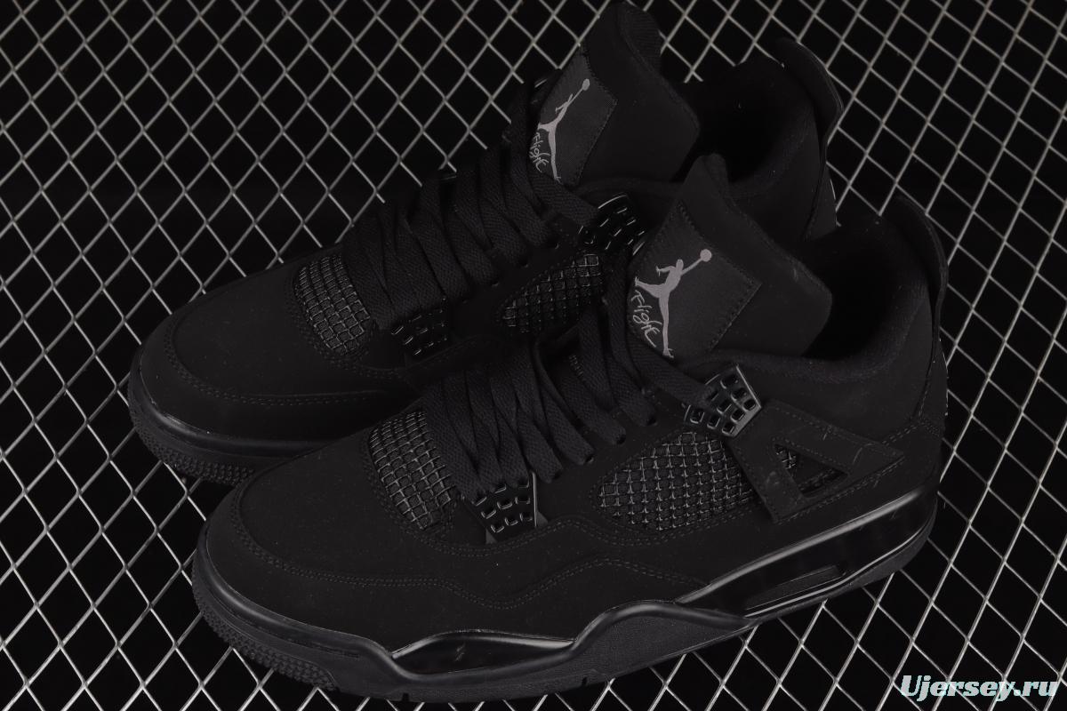 Air Jordan 4 Black Cat Black Cat True header layer CU1110-010