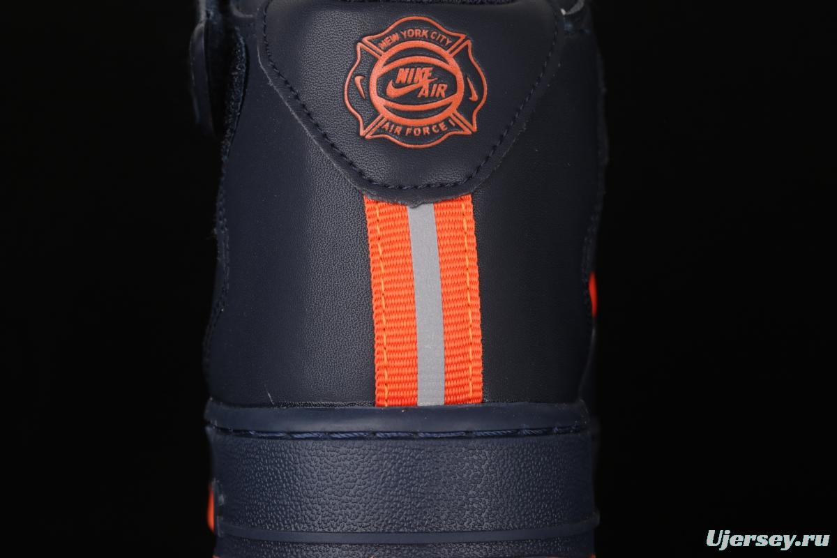 NIKE Air Force 1 Mid Retro Prm QS small hook high top casual board shoes AO1639-400