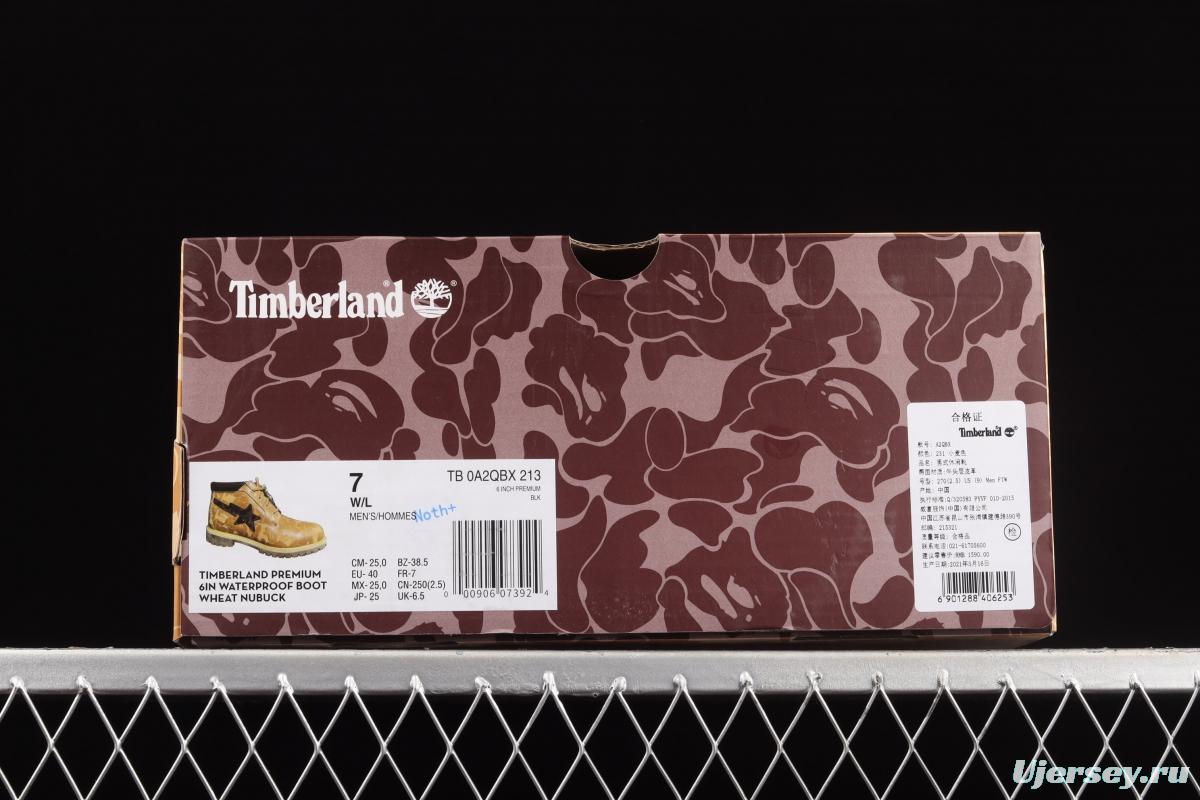 Timberland x A Bathing APE TB0A2QBX213