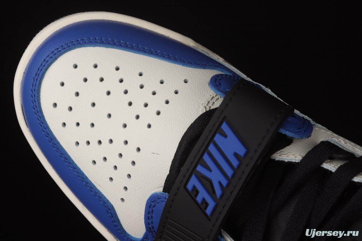Jordan Legacy 312 white and blue color Velcro three-in-one board shoes AQ4160-104