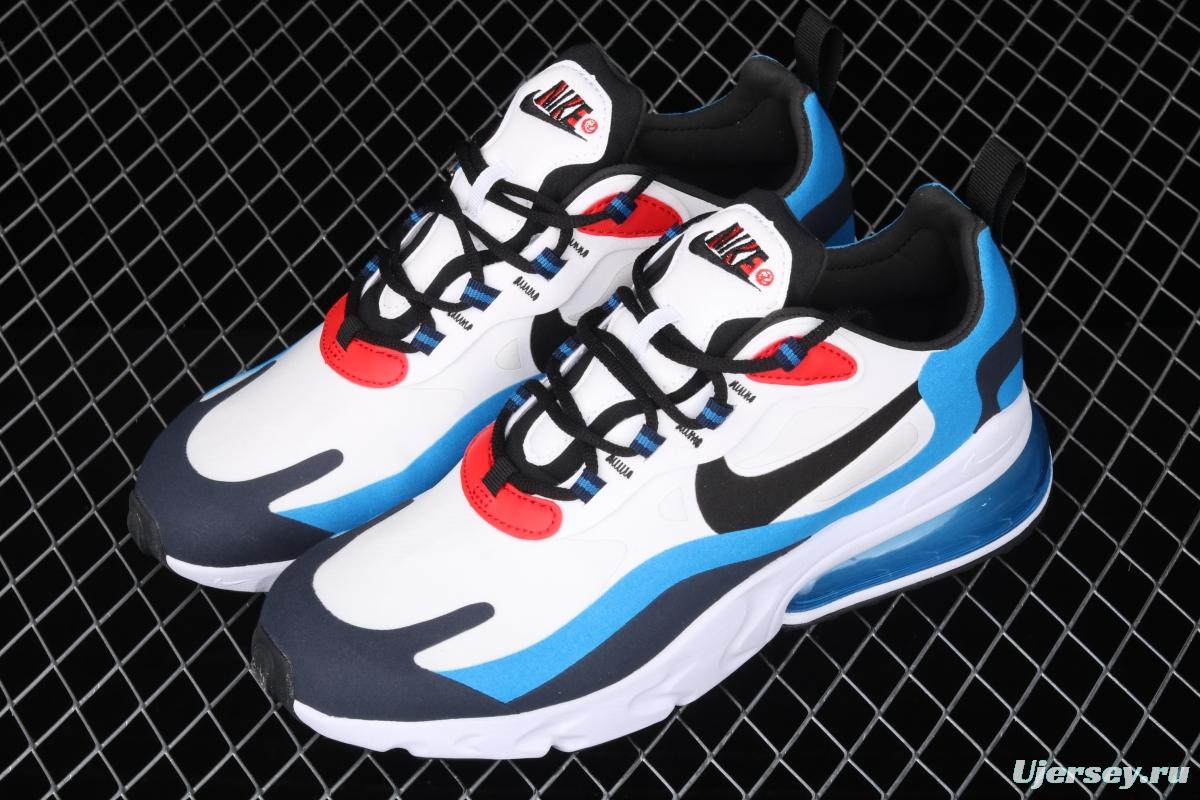 NIKE Air Max 270React new high-frequency mesh hollowing out function half-palm air cushion running shoes DA2400-100