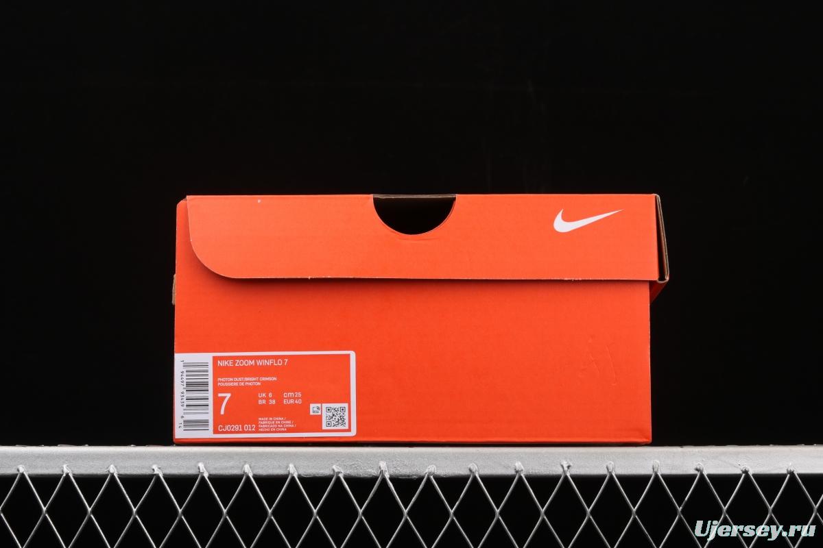 NIKE Zoom Winflo 7 new sports leisure shock-absorbing running shoes CJ0291-012 for moon landing