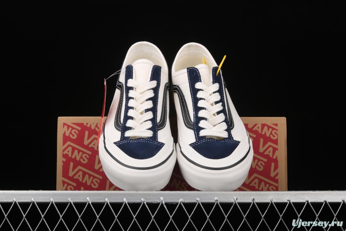 Vans Style 36 half-moon head half-crescent white low-top sports board shoes VN0A38GF4UJ2