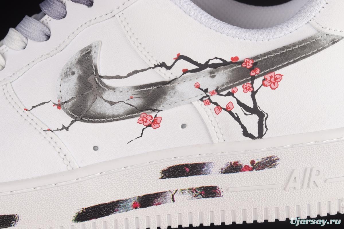NIKE Air Force 1'07 Lx painted graffiti low-top sneakers DH2920-211