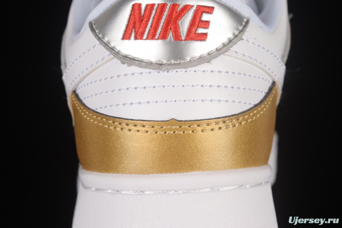 NIKE DUNK Low Metallic Golden Horn King SB Buckle Broken Backboard Fashion Casual Sneakers DH4403-700