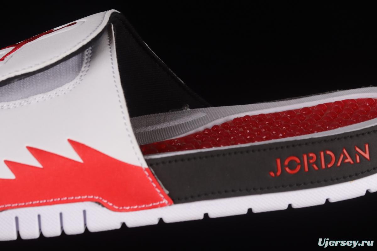 Air Jordan Hydro V Retro Flying Man Velcro Slippers 555501-101