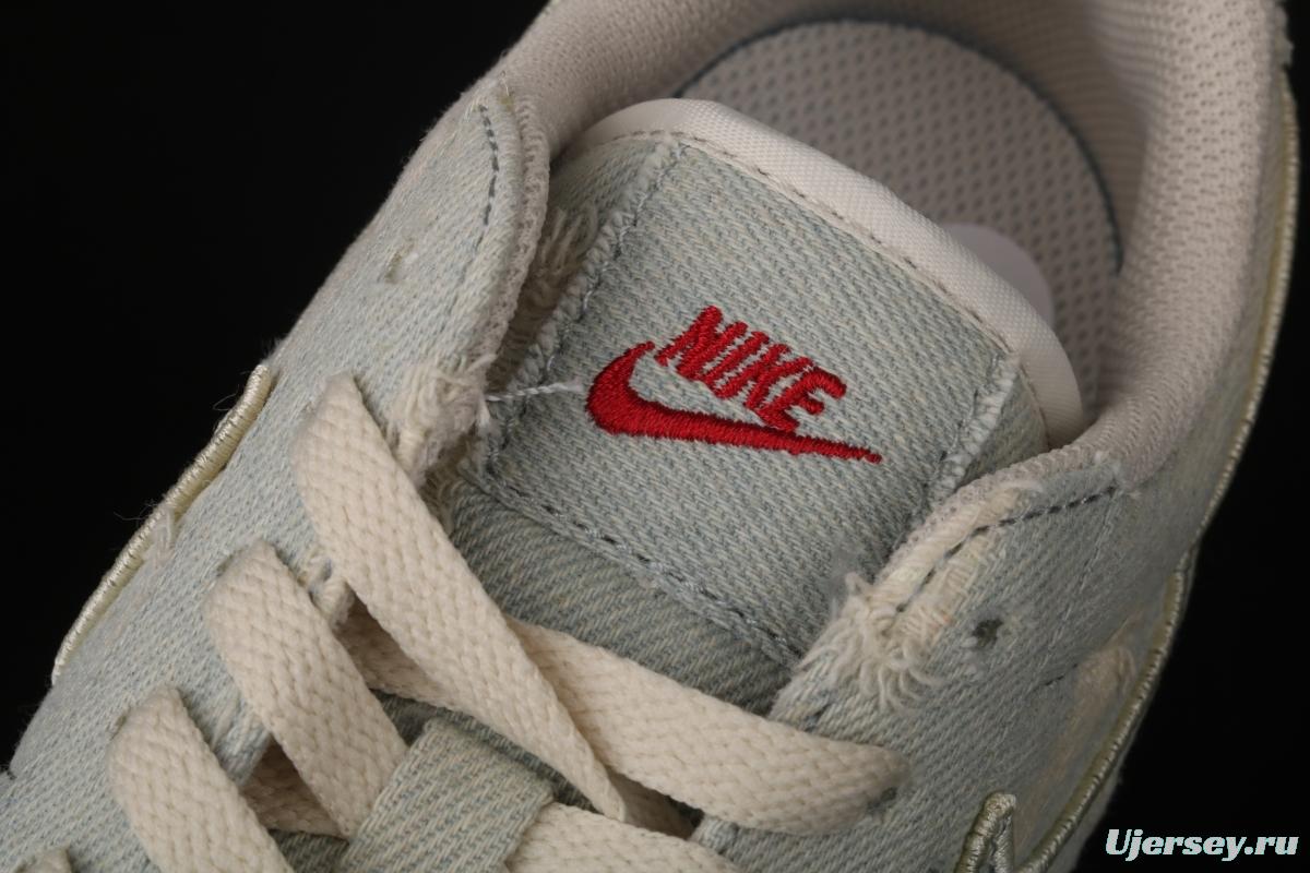 Levi's Strauss x NIKE Blazer Low LX Trail Blazers hole-breaking jeans low-side leisure sports board shoes AV9376-006