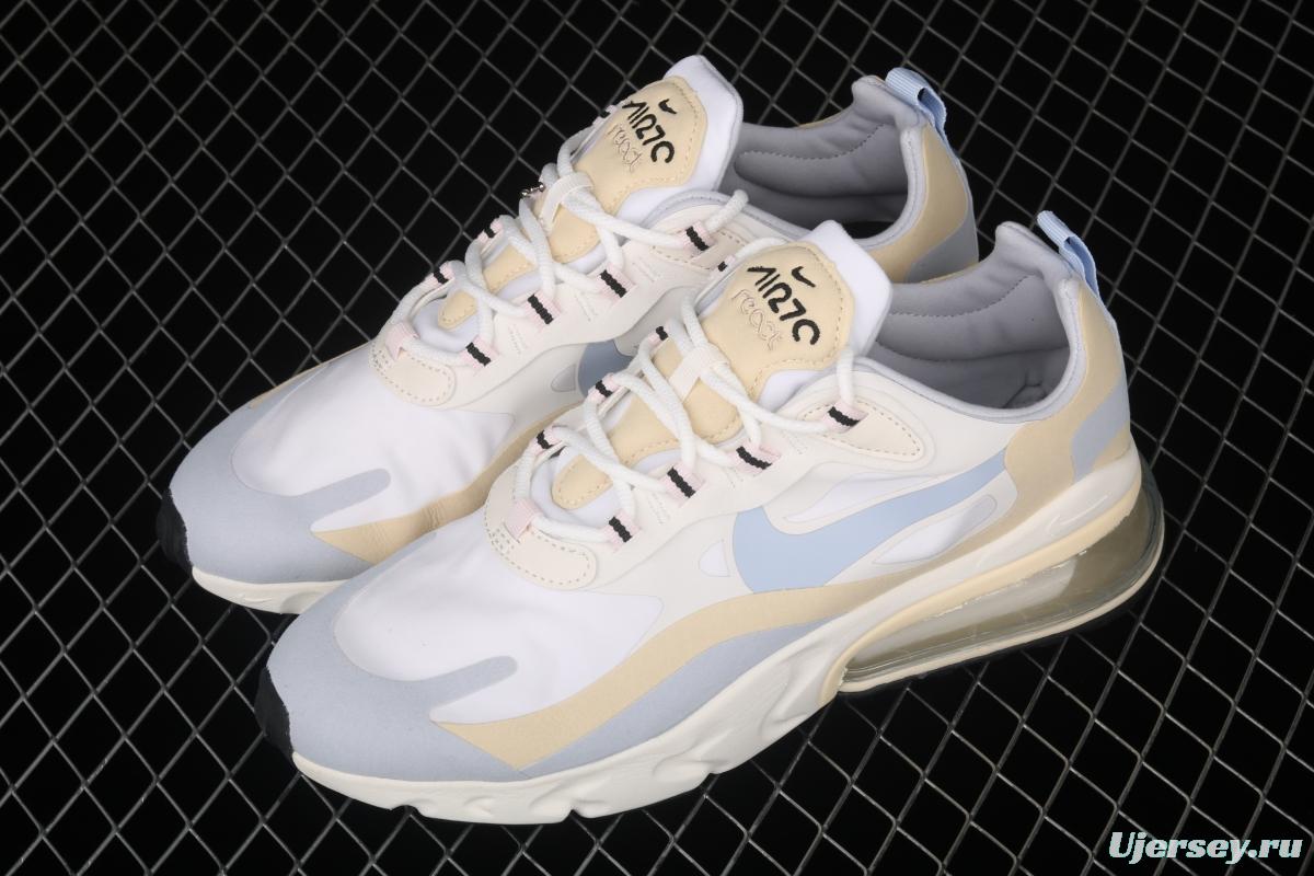 NIKE Air Max 270React new high-frequency mesh function half-palm air cushion cushioning running cloth shoes CT1287-100