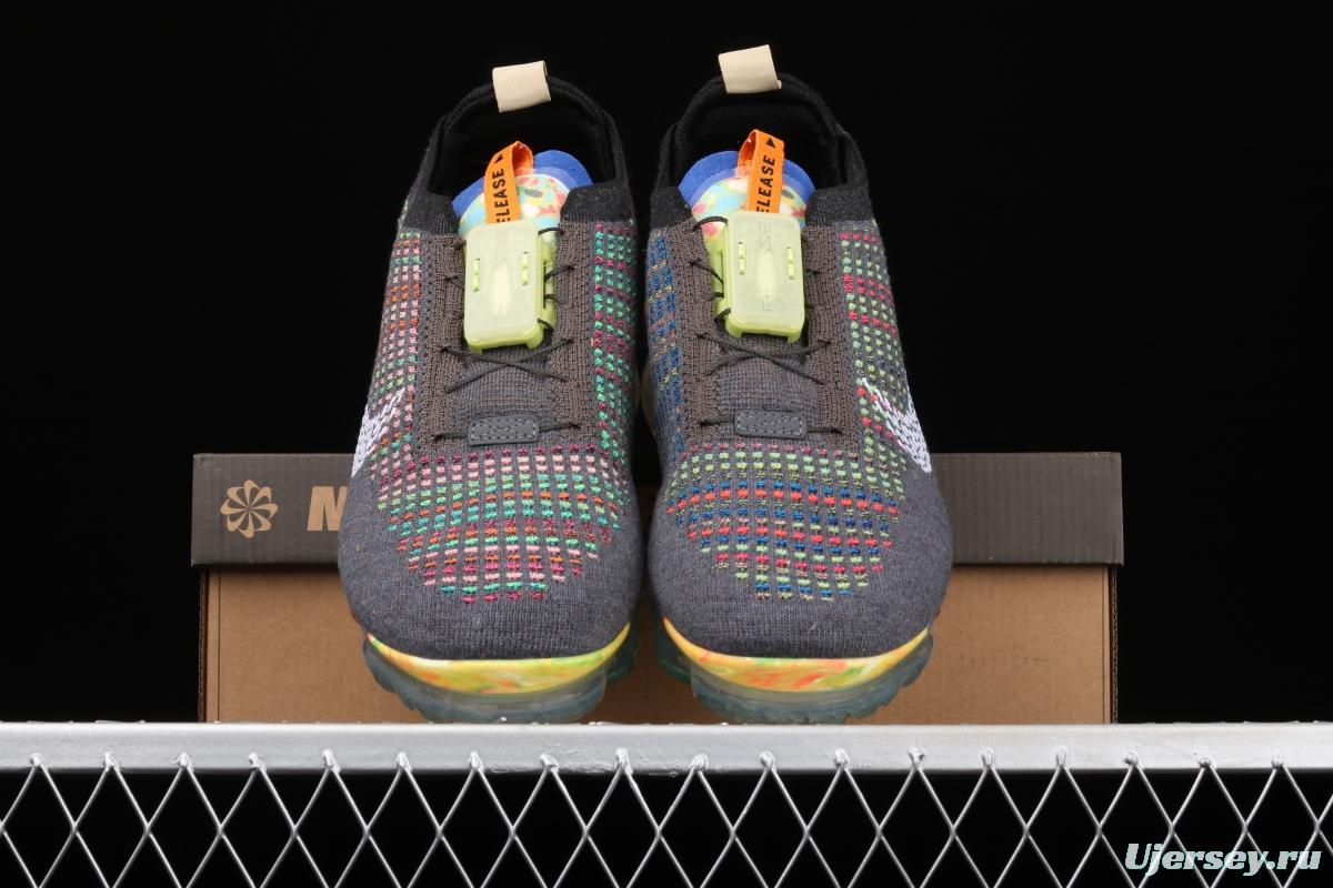 NIKE Air Vapormax 2020 Flyknit fly-woven fast tie full-palm air cushion jogging shoes CJ6740-003