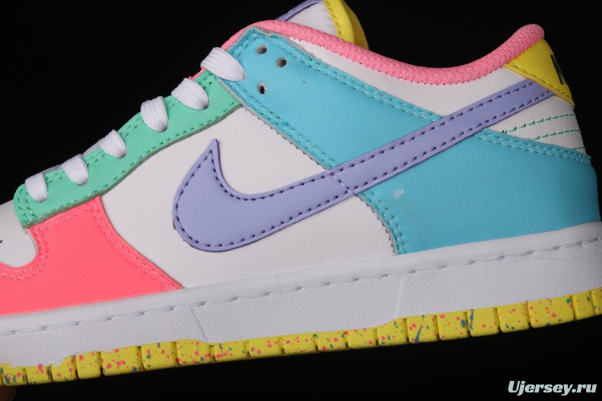 NIKE SB DUNK Low SE Candy egg / candy mandarin duck dunk series low side leisure sports skateboard shoes DD1872-100