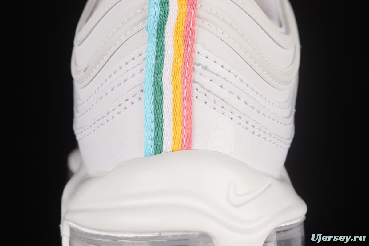 NIKE Air Max 97 SE Bullet Rainbow Color Air Cushion Running Shoes DH1592-100