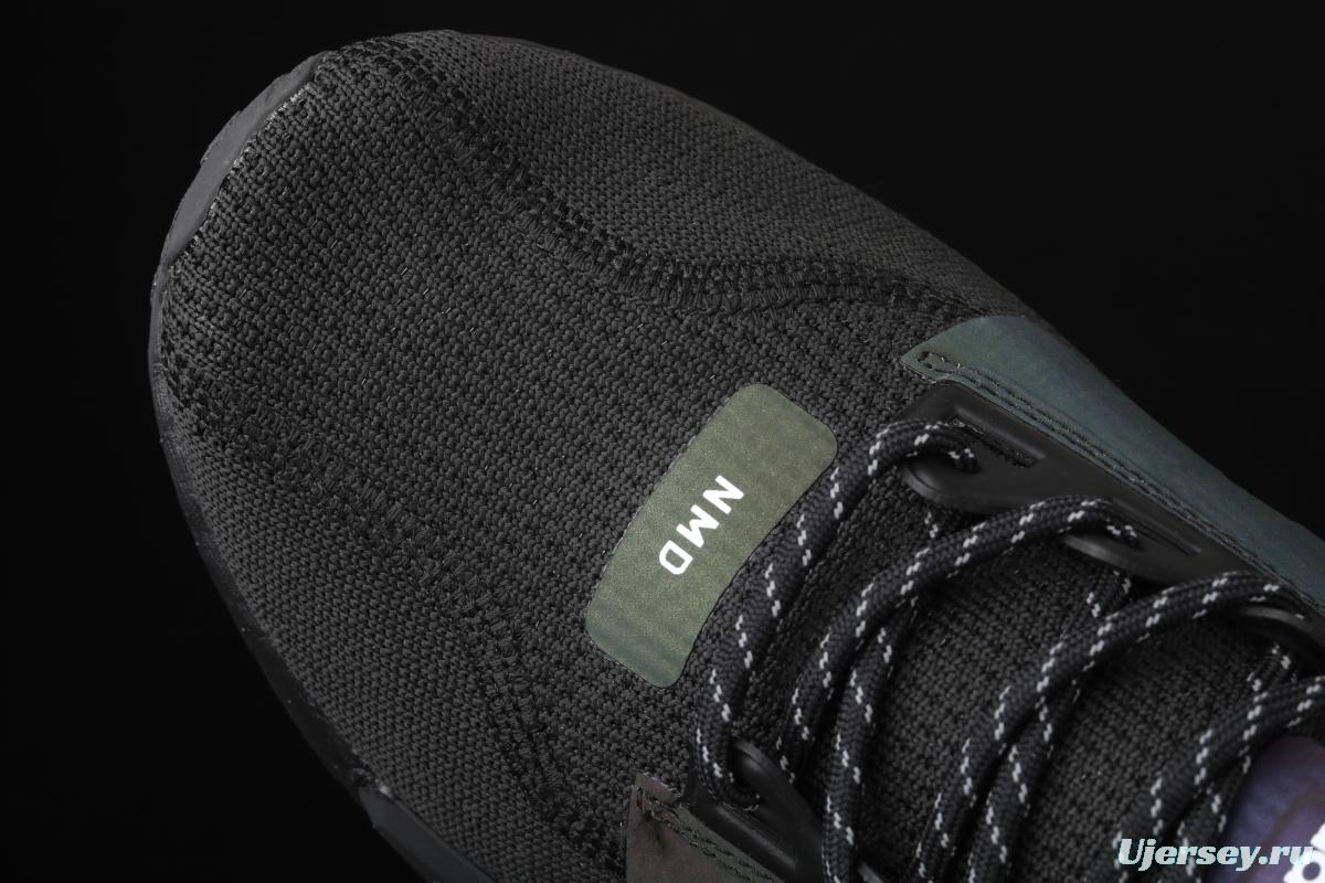 Adidas NMD R1 Boost V2 FW1961 second generation elastic knitted noodles fish scale popcorn running shoes