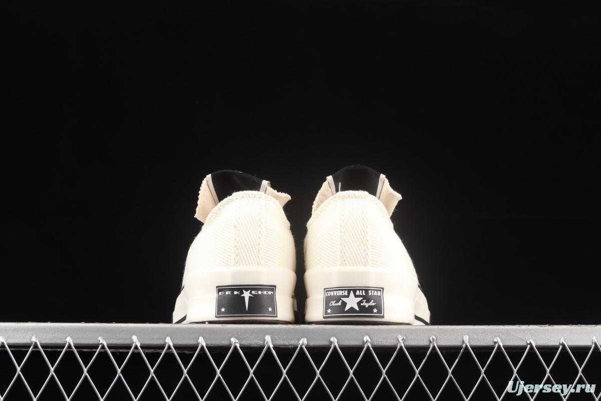 Converse x DRKSHDW international famous designer RickOwens launched a joint series of low-top casual board shoes A00134C