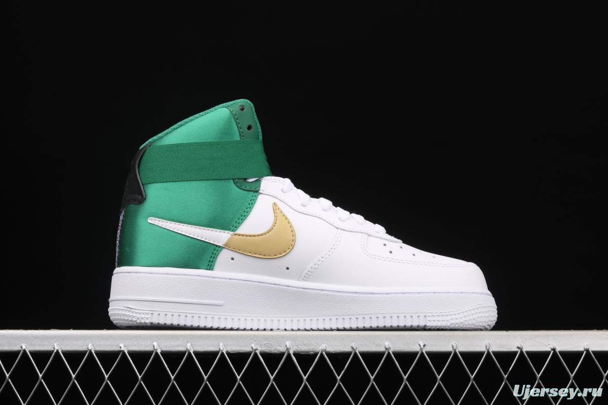 NIKE Air Force 1 High LV8 NBA joint name silk stitching high-top casual board shoes BQ4591-100