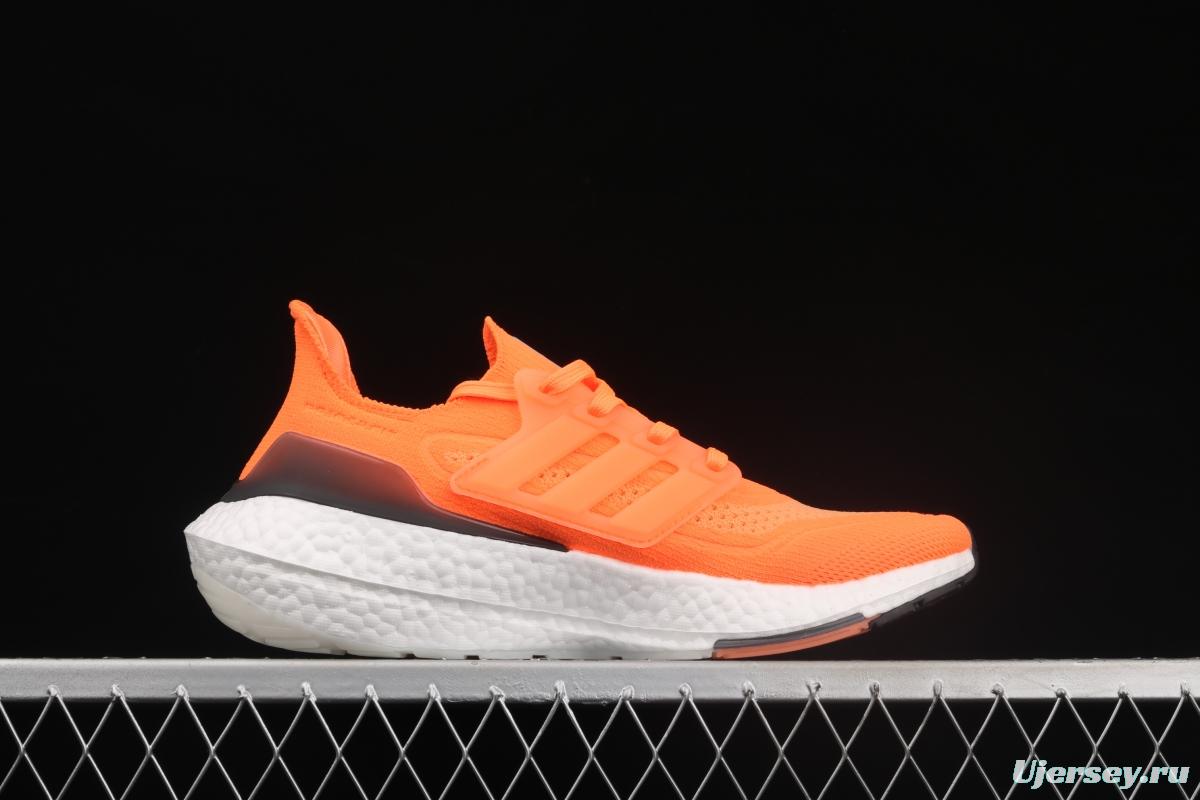 Adidas Ultra Boost 21 Consortium FZ1920 Das new thick-soled popcorn running shoes