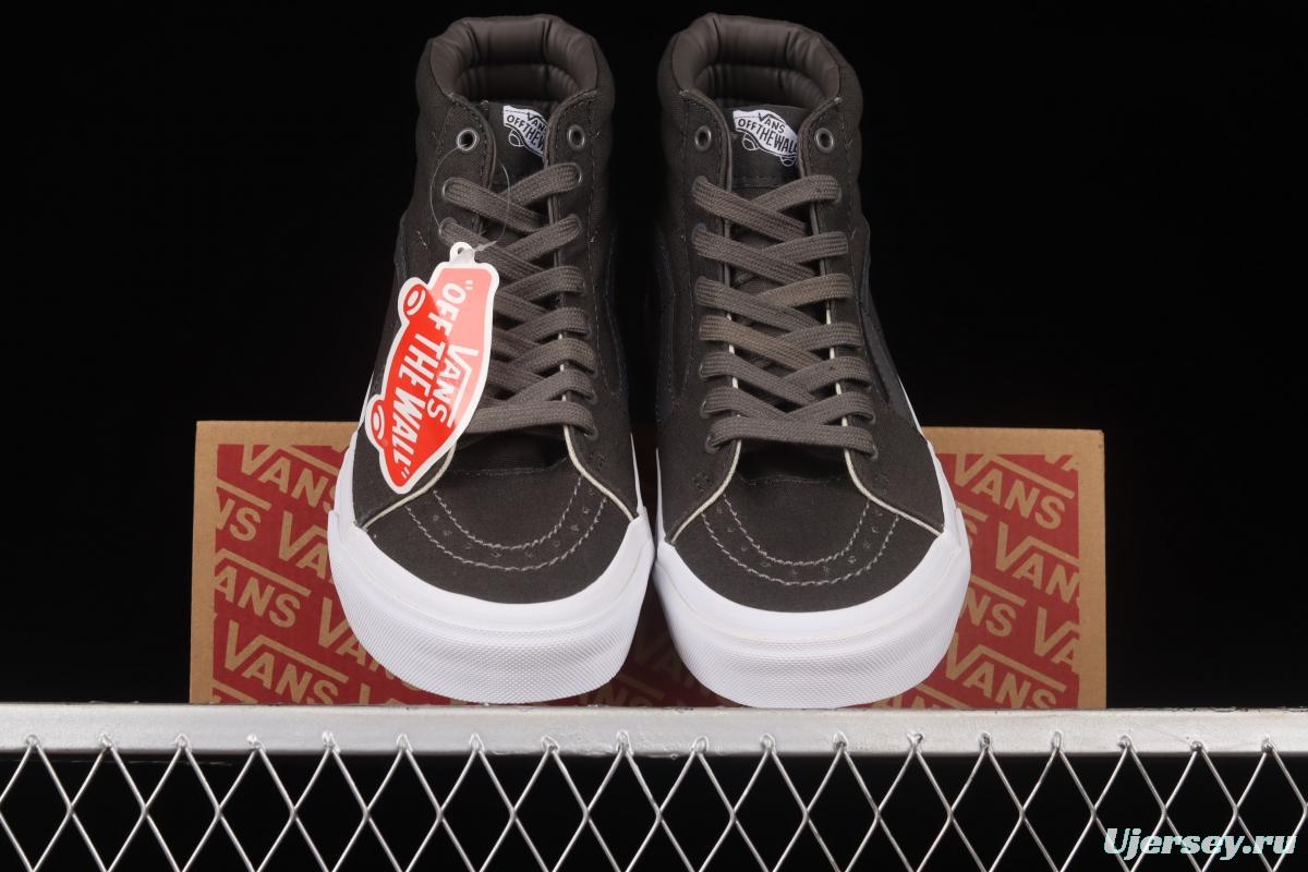 Vans Sk8-Hi Slim classic haze grey high top casual board shoes VN0A38F7POT