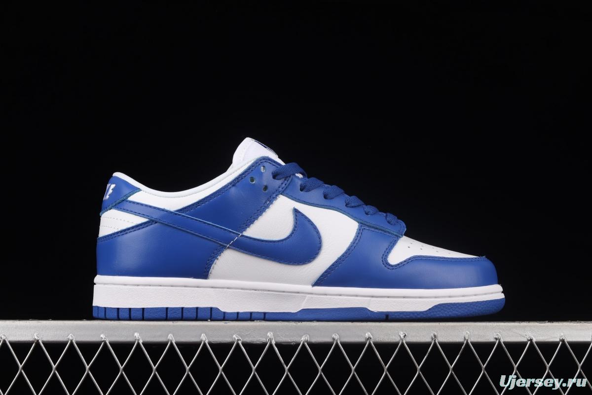 NIKE SB DUNK Low Pro Kentucky White Blue University of Kentucky Board shoes CU1726-100