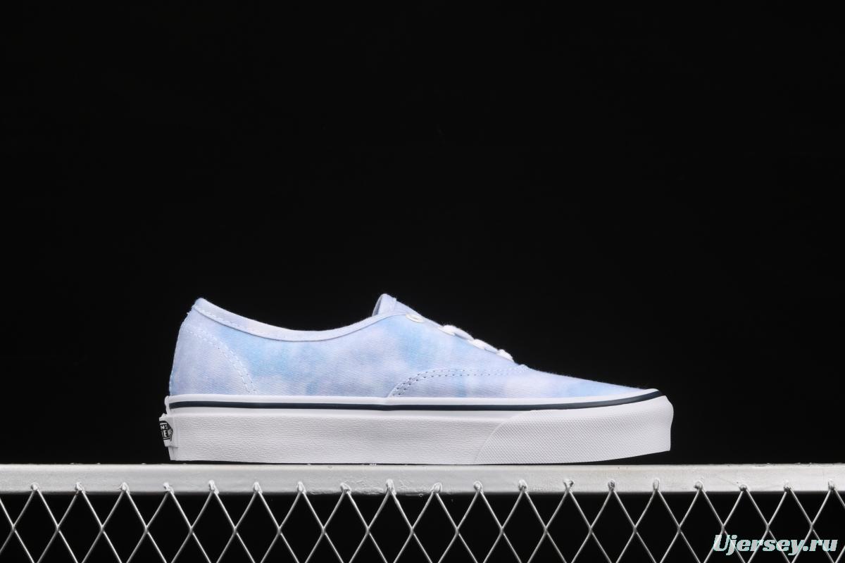 Vans Authentic Lx Vance Milk Blue White Blue low-top Vulcanized Board shoes VN0003B9IWC