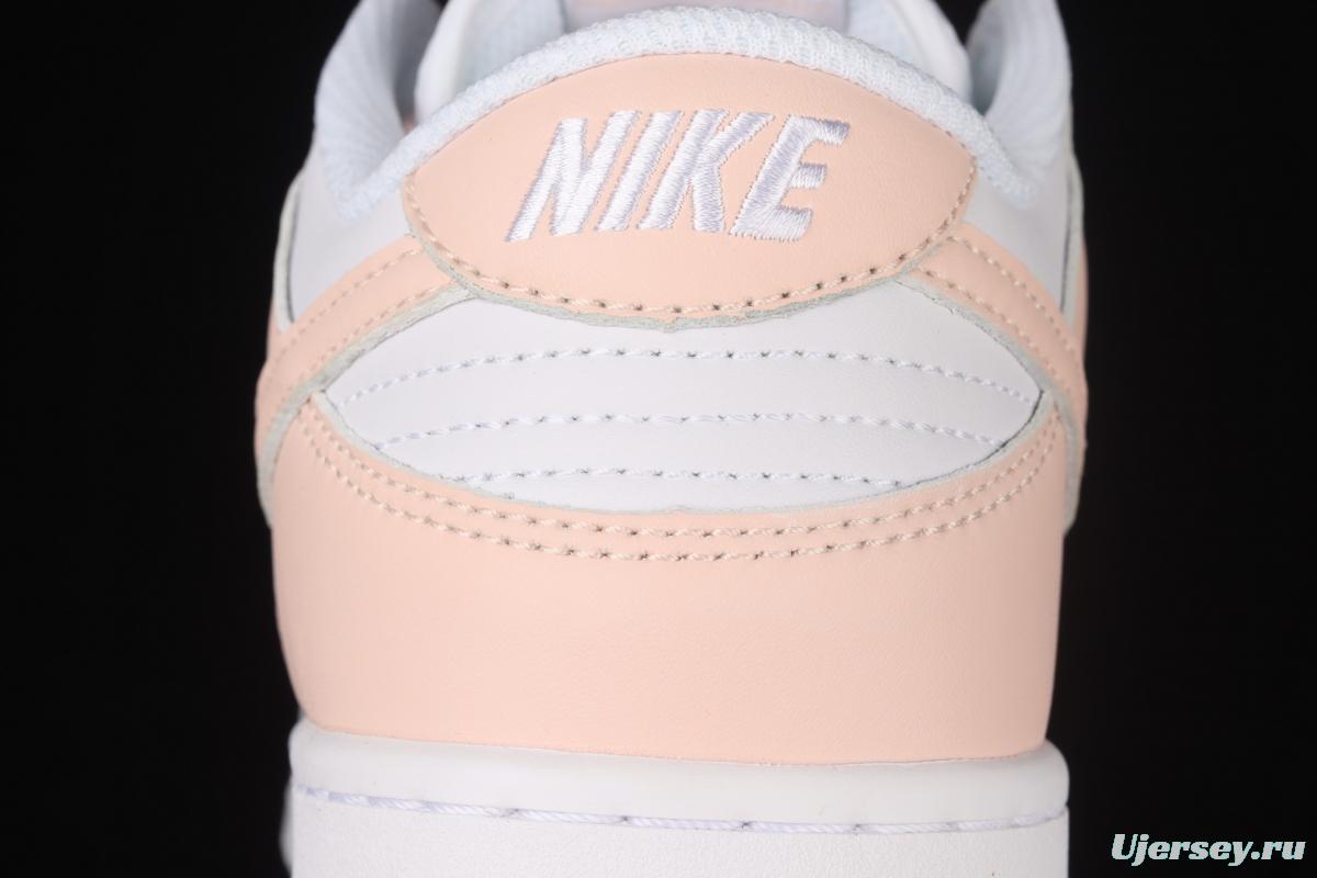 NIKE DUNK Low Next Nature white and pink SB rebound fashion casual board shoes DD1873-100