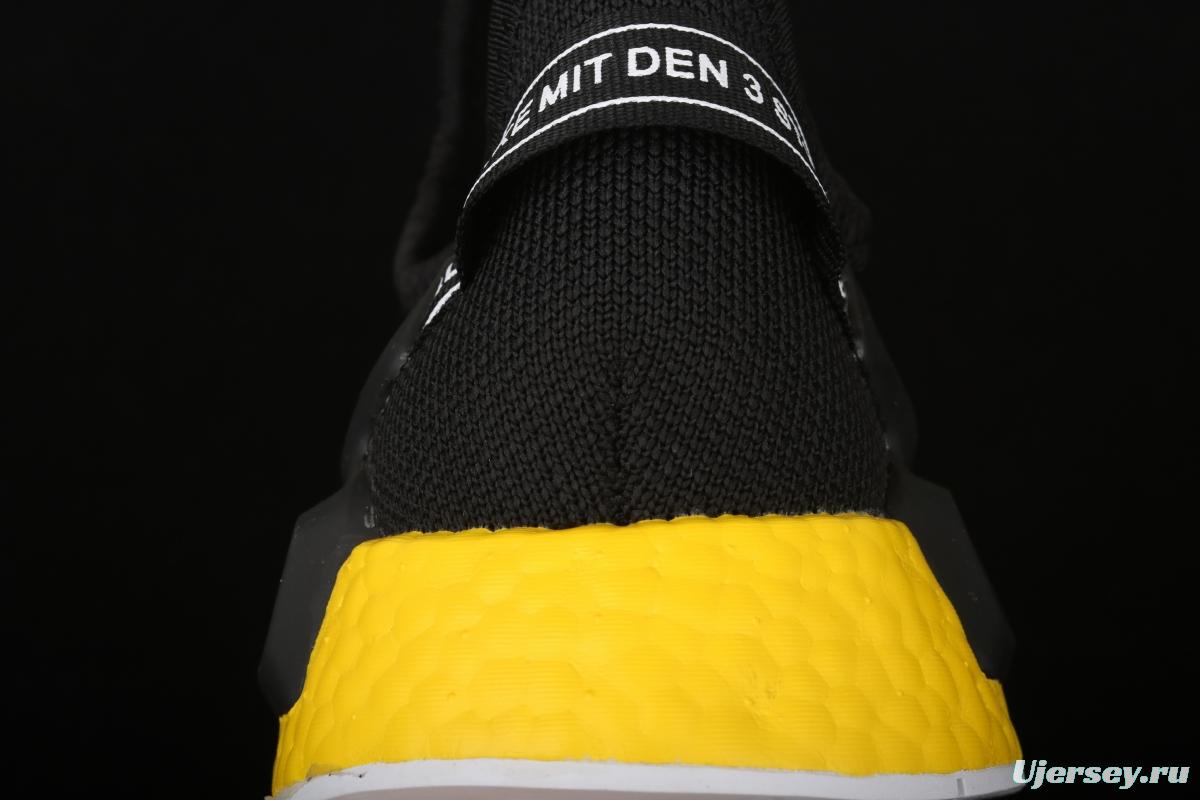 Adidas NMD R1 Boost V2 FY1182 second generation elastic knitted surface popcorn running shoes