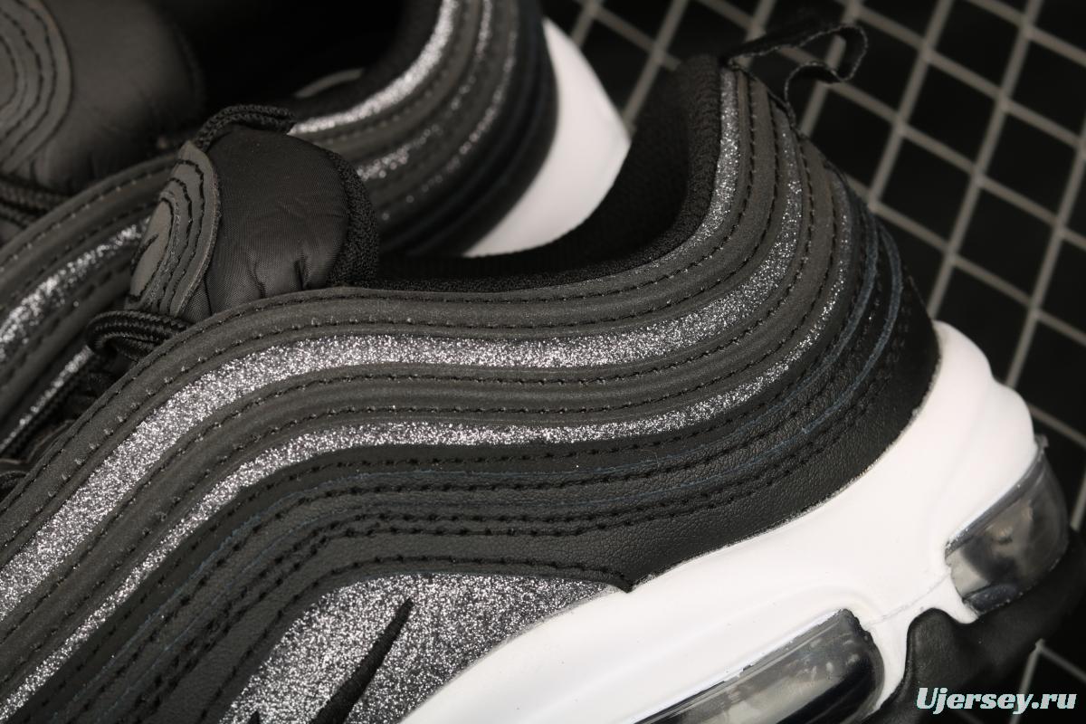 NIKE Air Max 97 Premium Welcomes Silver Mesh Uppers air cushion running shoes AT0071-002