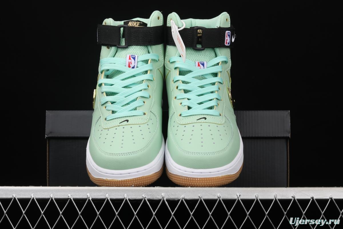 NIKE Air Force 1 High NBA Green Gum NBA Air Force High Top Green Leisure Board shoes CT2306-300