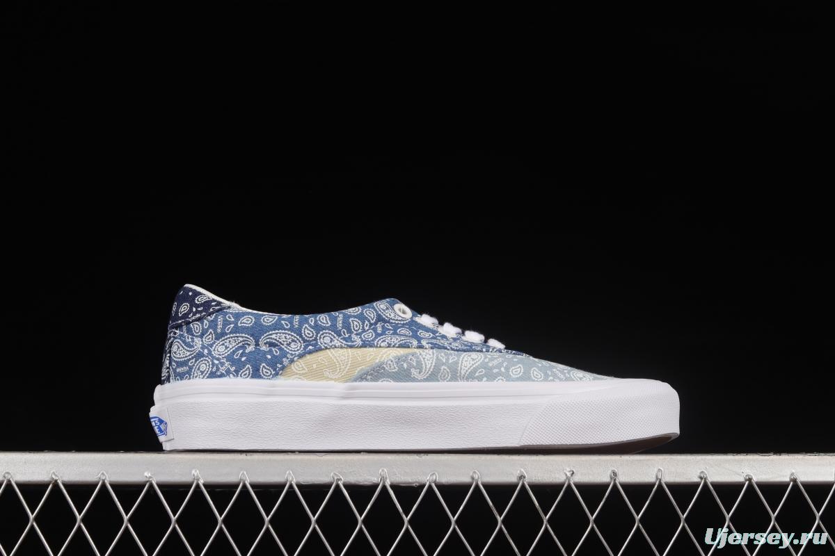 Vans Acer Ni Sp Cashew Flower Retro Denim Denim Blue Low Casual Sneakers VN0A4UWYASN