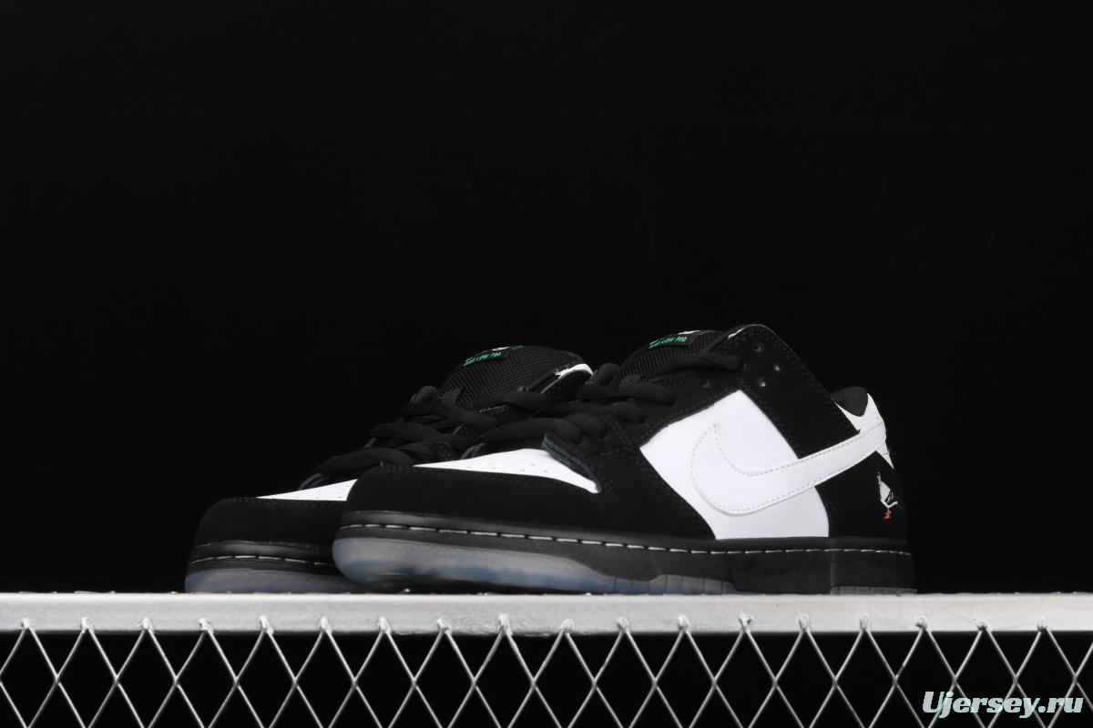 Jeff Staple x NIKE SB DUNK Low Pigeon 3.0Black and White Panda Pigeon low side Classic Leisure Sports Board shoes BV1310-013 