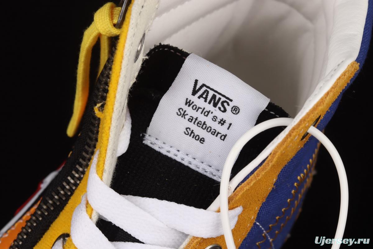 Vans SK8-Hi Reissue Ca Vance deconstructs and splices VN0A3WM15FG of high-top vulcanized shoes