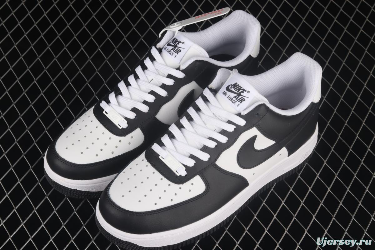 NIKE Air Force 1x 07 Low black and white panda classic low-top casual board shoes AQ4134-100