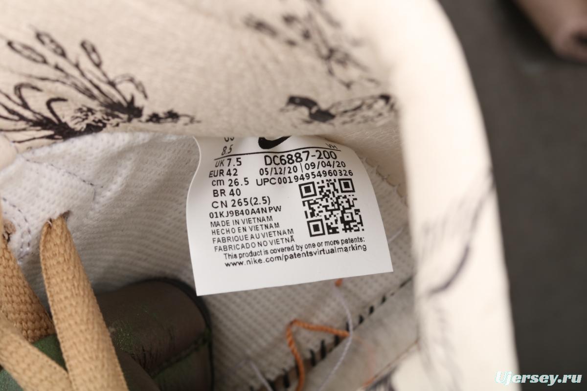Concepts x NIKE SB DUNK High Mallard (wild duck) dunk series retro high top leisure sports skateboard shoes DC6887-200