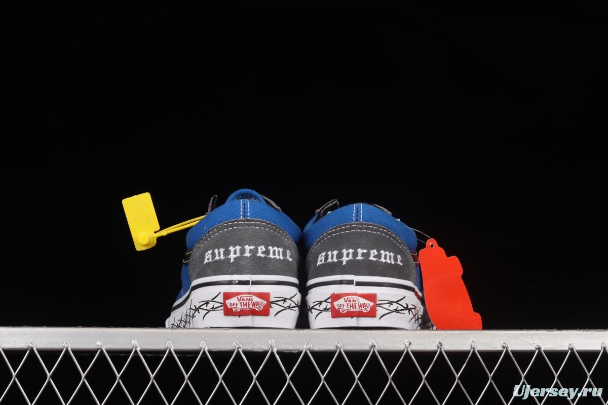 Supreme x Vans Skate Old Skool Vance cooperative low-top casual shoes VN0A51215SC