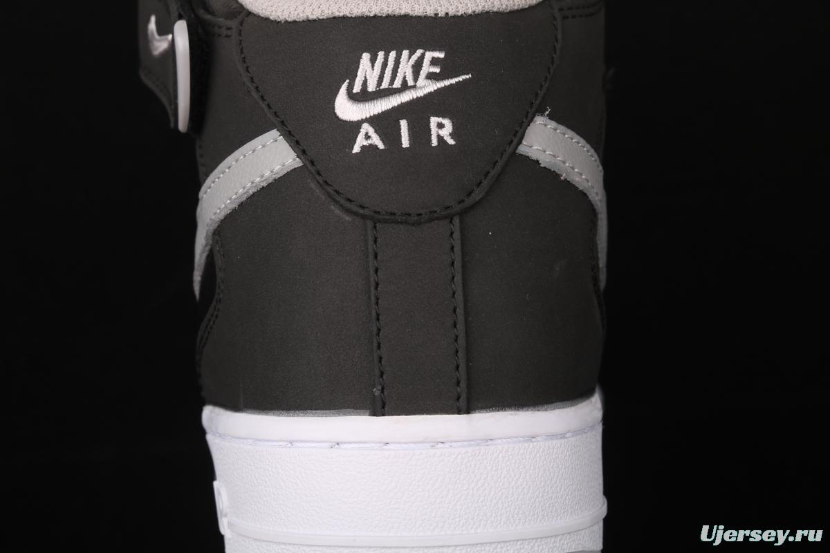 NIKE Air Force 1x 07 Mid shadow gray top casual board shoes 854851-067