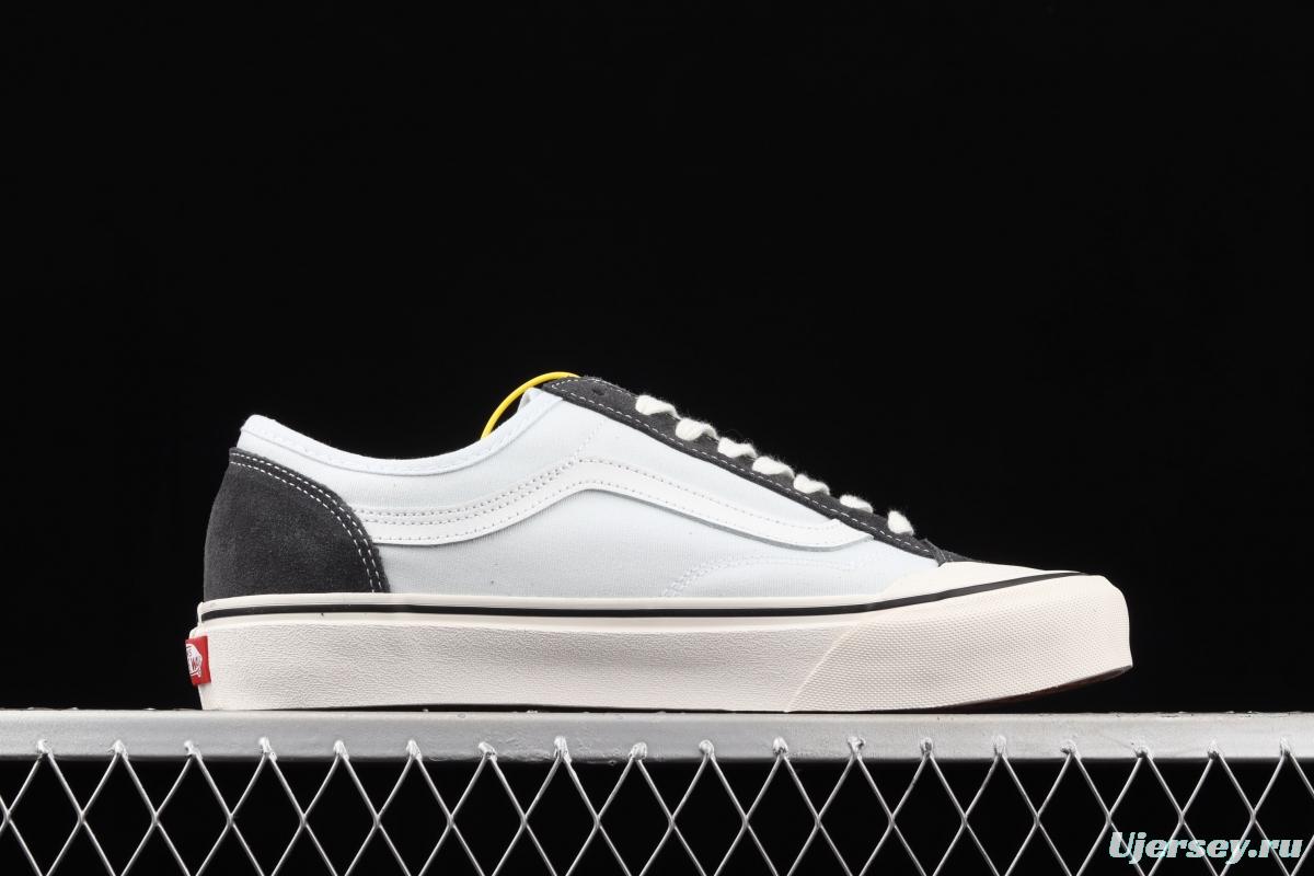 Vans Style 36 grayish blue new half-crescent toe low-top casual board shoes VN0A3DZ32BR