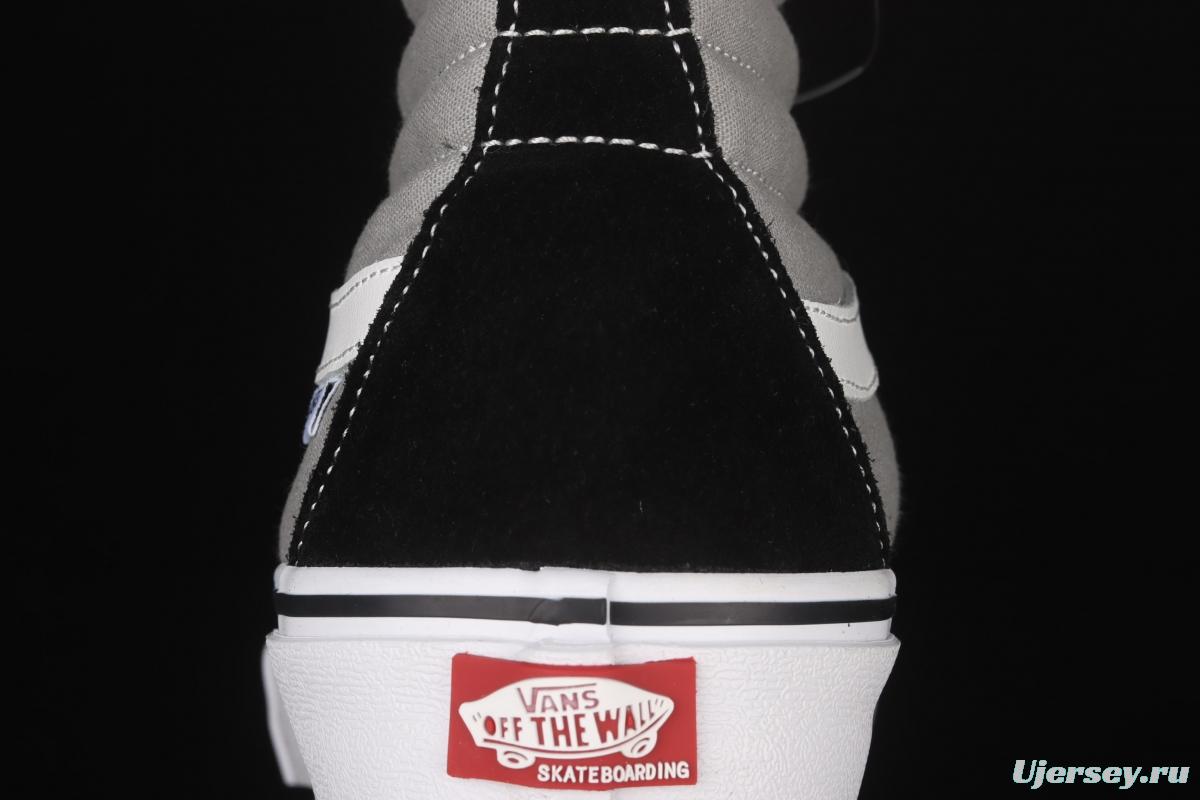 Vans Sk8-Hi black and gray color high-top casual board shoes VN0A45JD2LB