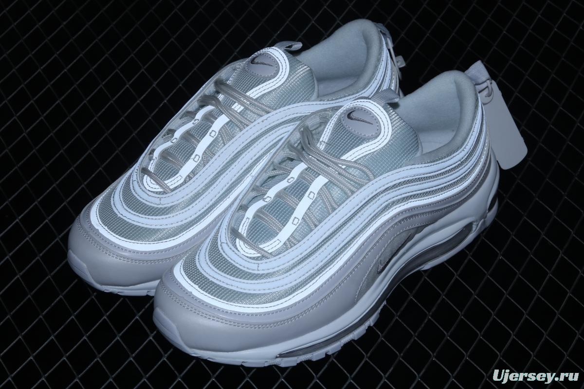 NIKE Air Max 973M reflective all-white bullet air cushion running shoes 921826-101