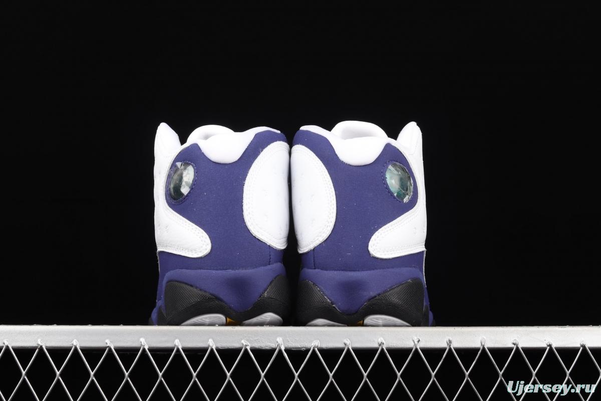 Air Jordan 13 Retro 3 White and purple 414571-105